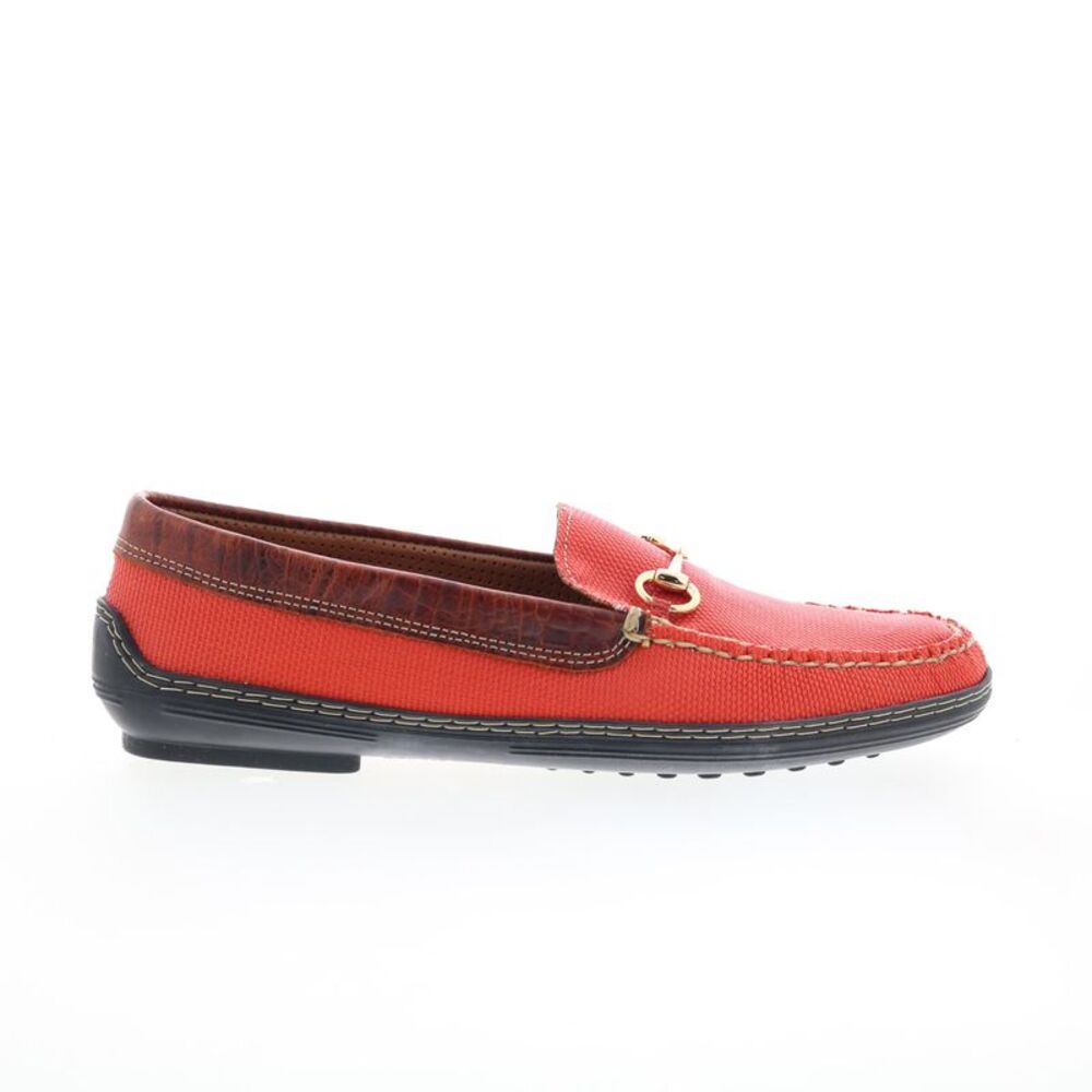 T.B. Phelps Mens Traditions Mesh Horse Bit Orange Shoes (NWT)